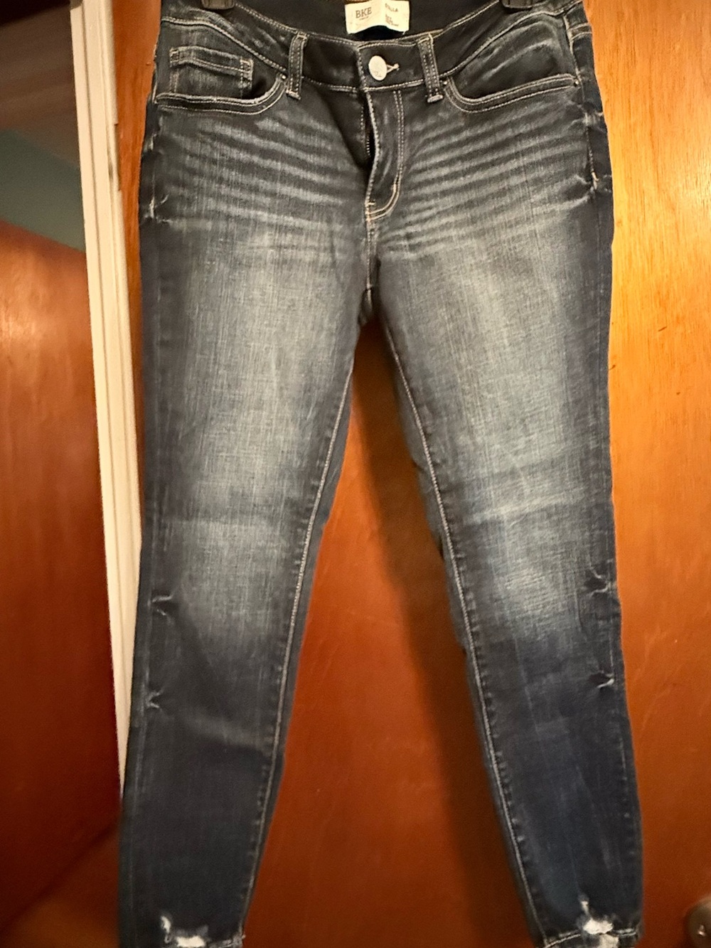 BKE Women's Skinny Jeans - Faded Blue Wash